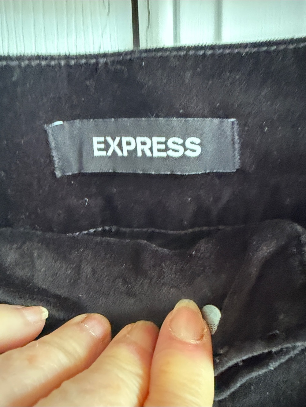 Express HIgh RIse Sailor Button Ankle Leggings Pants Size 8 - Picture 4 of 9